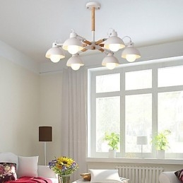 Lampadario mini tradizionale classico rustico vintage in metallo con finitura dipinta
