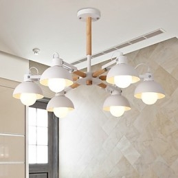 Lampadario mini tradizionale classico rustico vintage in metallo con finitura dipinta