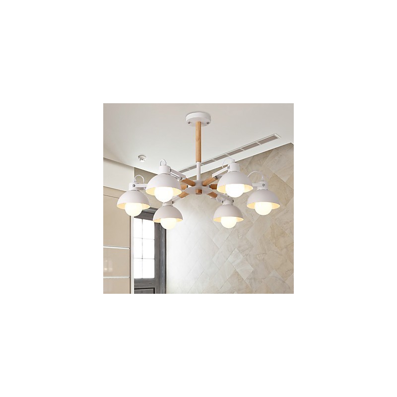 Lampadario mini tradizionale classico rustico vintage in metallo con finitura dipinta