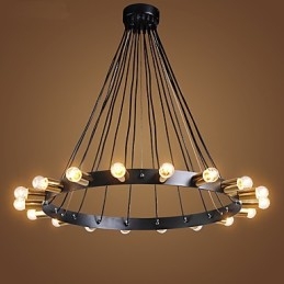 Lampadario nordico retrò-industriale creativo Penthouse