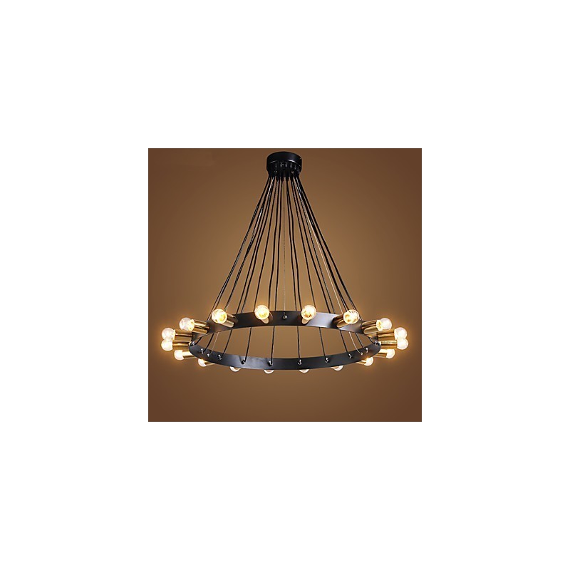 Lampadario nordico retrò-industriale creativo Penthouse