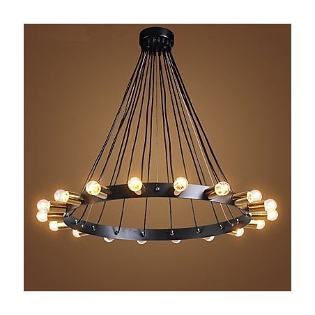 Lampadario nordico retrò-industriale creativo Penthouse