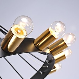 Lampadario nordico retrò-industriale creativo Penthouse