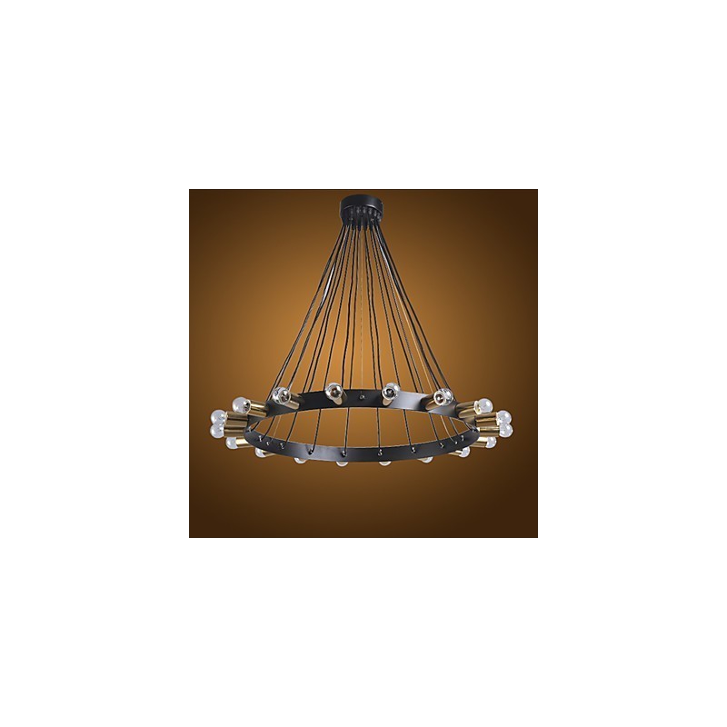 Lampadario nordico retrò-industriale creativo Penthouse