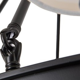 Lampadario a 8 luci in tessuto dipinto, stile moderno, classico e rustico