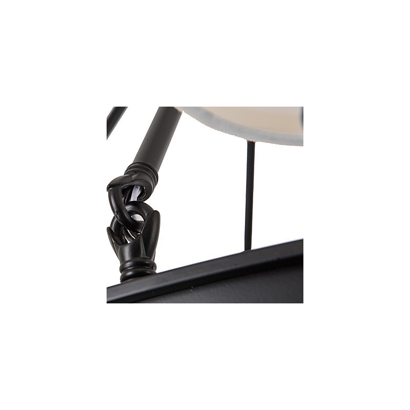 Lampadario a 8 luci in tessuto dipinto, stile moderno, classico e rustico