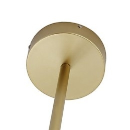 Lampadario a sospensione moderno in metallo e vetro a 10 luci per ingresso