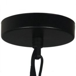 Lampada a sospensione vintage in metallo e vetro