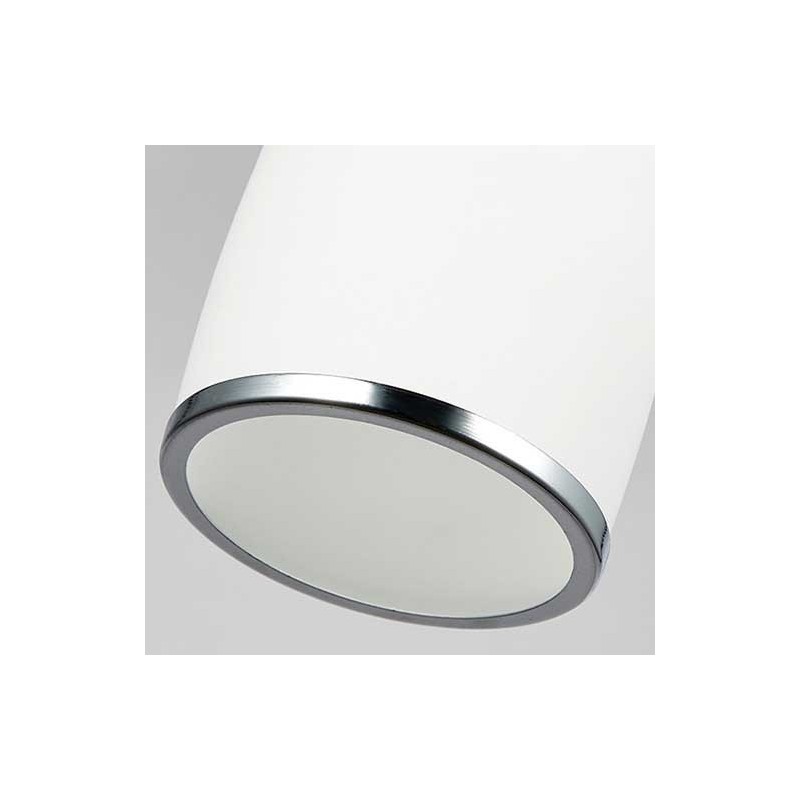 Lampada a sospensione LED integrato in metallo 1 luce 23 x 12 cm
