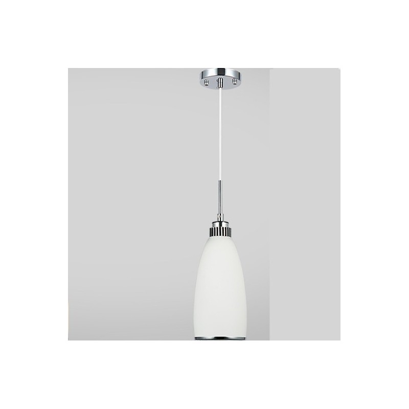 Lampada a sospensione LED integrato in metallo 1 luce 23 x 12 cm