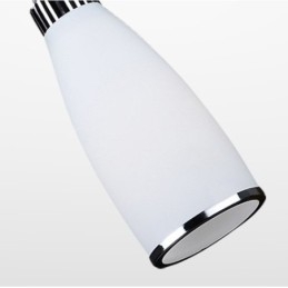 Lampada a sospensione LED integrato in metallo 1 luce 23 x 12 cm
