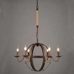 Lampadario vintage in metallo