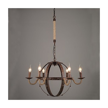 Lampadario vintage in metallo