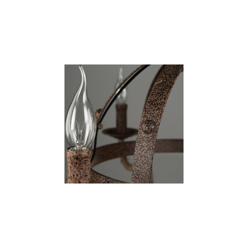 Lampadario vintage in metallo