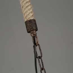 Lampadario vintage in metallo