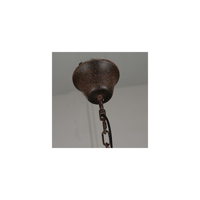 Lampadario vintage in metallo
