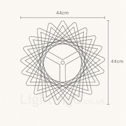 1 lampada a sospensione moderna in legno chiaro con paralume in legno 44 x 44 x 18 cm