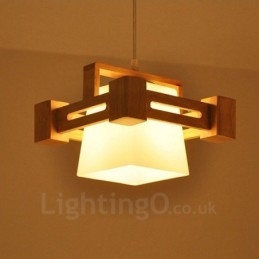 1 lampada a sospensione moderna nordica in legno chiaro con paralume in tessuto 22 x 16,5 cm