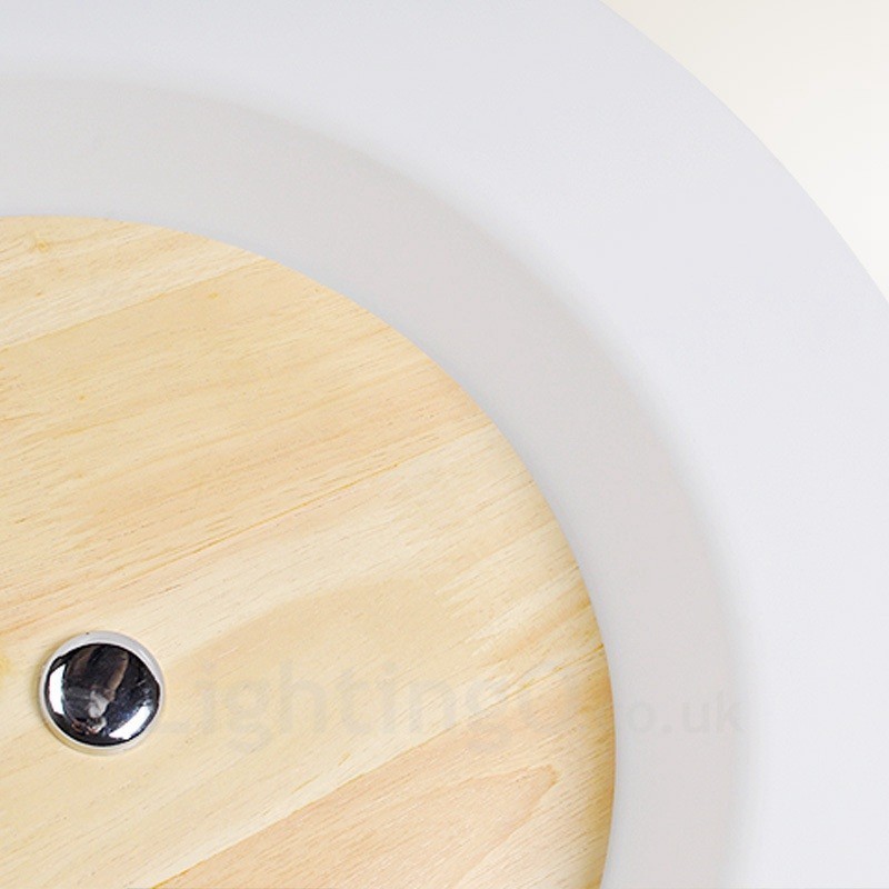 Plafoniera moderna contemporanea stile nordico con paralume in acrilico 350 mm