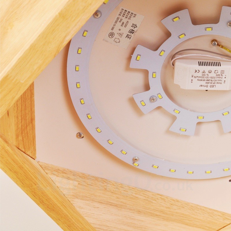 Plafoniera da soffitto nordica moderna e contemporanea con paralume in acrilico