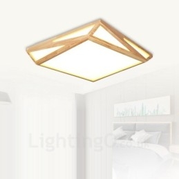 Plafoniera da soffitto moderna stile nordico con paralume in acrilico 45 x 45 x 12 cm