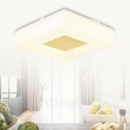 Plafoniera moderna e contemporanea con paralume in acrilico, LED, 210 mm