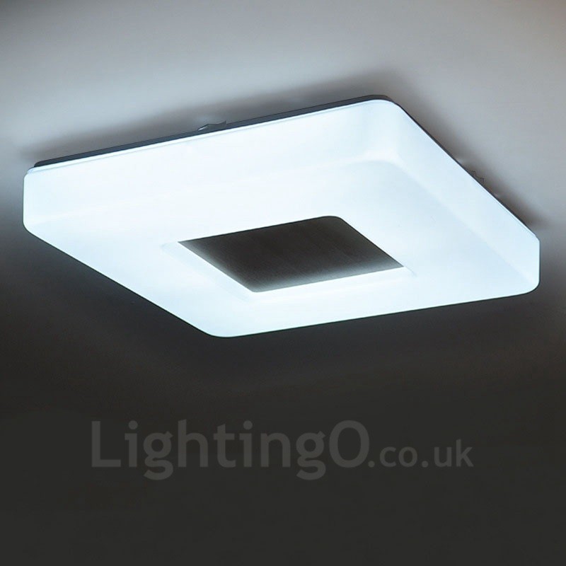 Plafoniera moderna e contemporanea con paralume in acrilico, LED, 210 mm