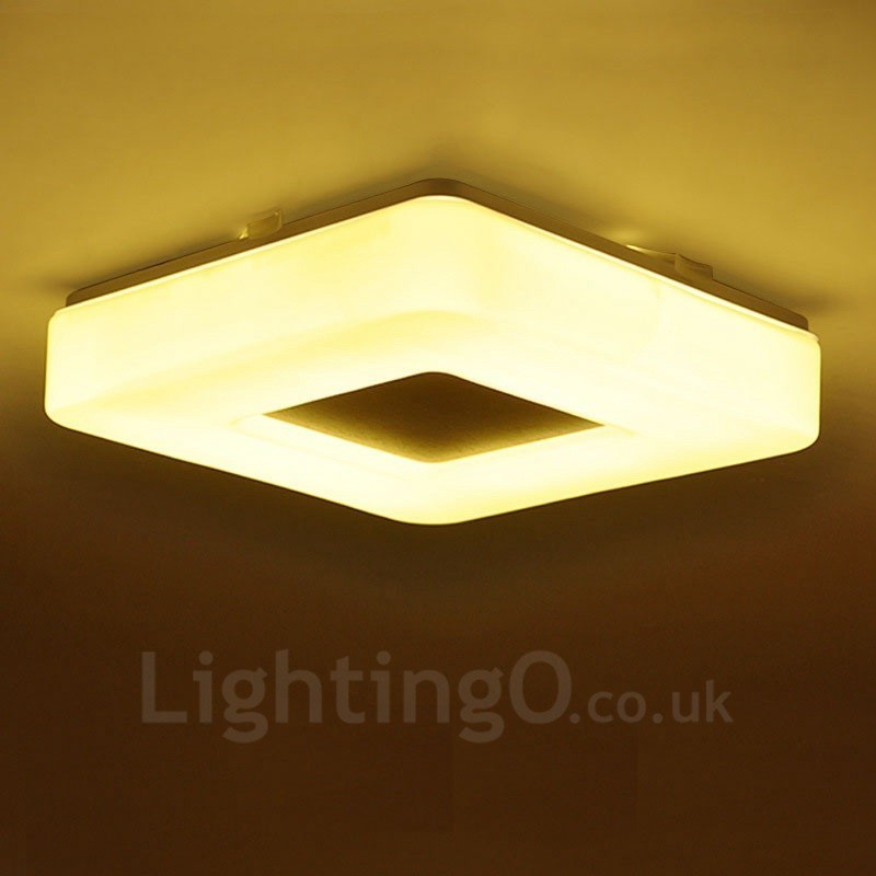 Plafoniera moderna e contemporanea con paralume in acrilico, LED, 210 mm