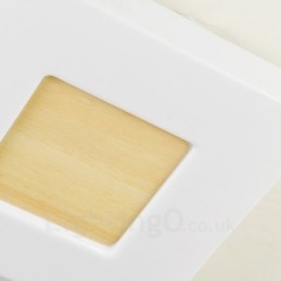 Plafoniera moderna e contemporanea con paralume in acrilico, LED, 210 mm