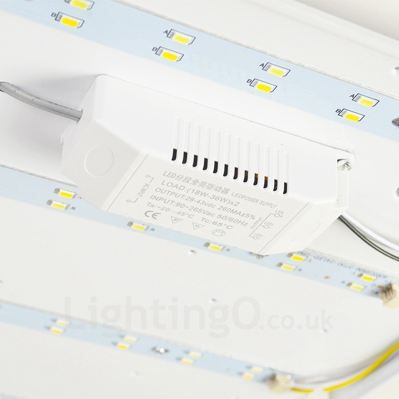 Plafoniera moderna e contemporanea con paralume in acrilico, LED, 210 mm