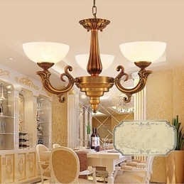 Lampadario cinese in marmo e rame pieno