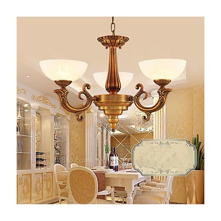 Lampadario cinese in marmo e rame pieno