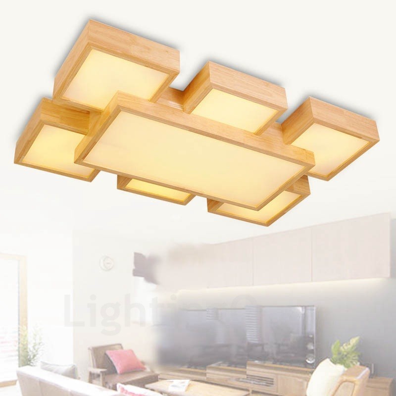 6 plafoniere da soffitto moderne nordiche contemporanee con paralume in acrilico
