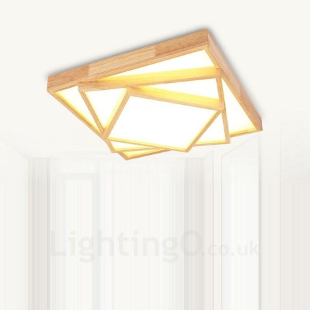 Plafoniera LED nordica moderna e contemporanea con paralume in acrilico 480 mm