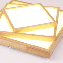 Plafoniera LED nordica moderna e contemporanea con paralume in acrilico 480 mm