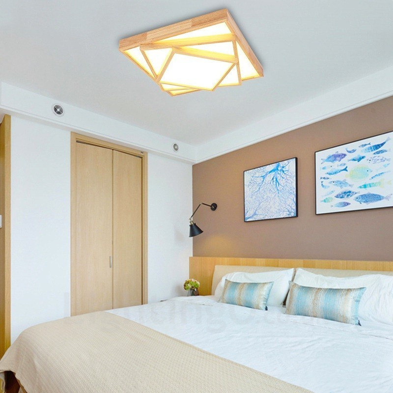 Plafoniera LED nordica moderna e contemporanea con paralume in acrilico 480 mm