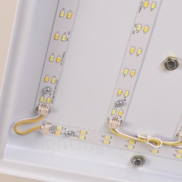 Plafoniera LED nordica moderna e contemporanea con paralume in acrilico 480 mm