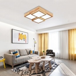 Plafoniera moderna contemporanea in stile nordico con paralume in acrilico, LED, 460 mm