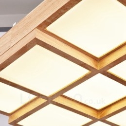 Plafoniera moderna contemporanea in stile nordico con paralume in acrilico, LED, 460 mm