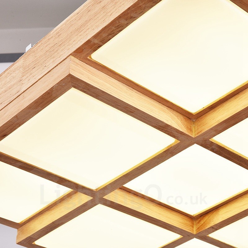 Plafoniera moderna contemporanea in stile nordico con paralume in acrilico, LED, 460 mm