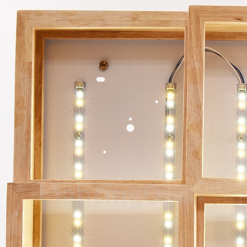 Plafoniera moderna contemporanea in stile nordico con paralume in acrilico, LED, 460 mm
