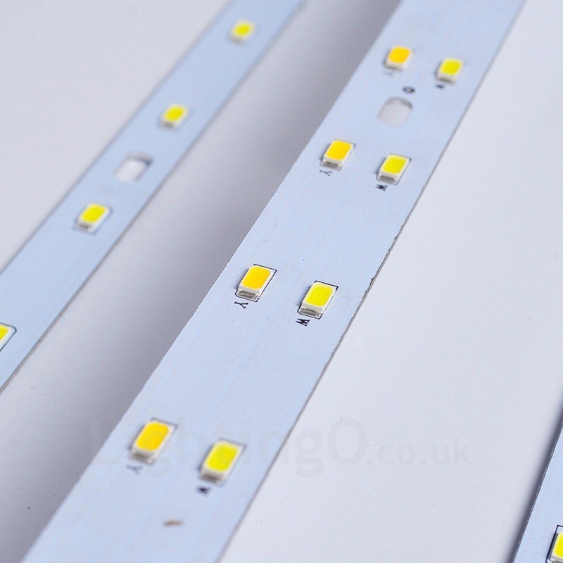 Plafoniera moderna e contemporanea in acrilico, LED, 550 mm