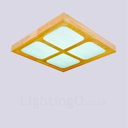 Plafoniera moderna e contemporanea da soffitto con paralume in acrilico LED 420 mm