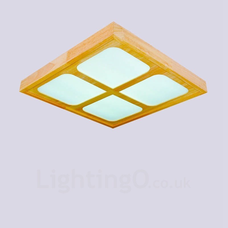 Plafoniera moderna e contemporanea da soffitto con paralume in acrilico LED 420 mm