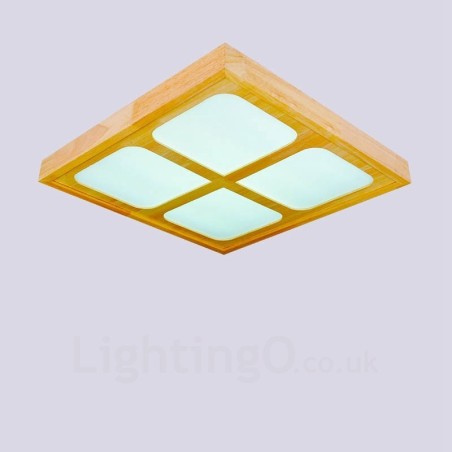 Plafoniera moderna e contemporanea da soffitto con paralume in acrilico LED 420 mm