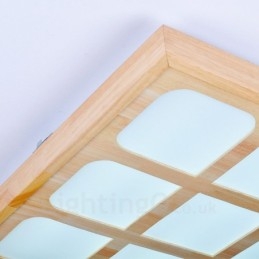 Plafoniera moderna e contemporanea da soffitto con paralume in acrilico LED 420 mm