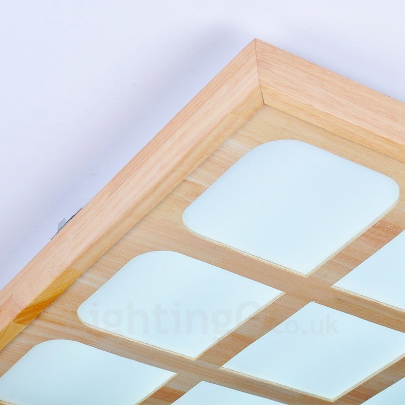 Plafoniera moderna e contemporanea da soffitto con paralume in acrilico LED 420 mm