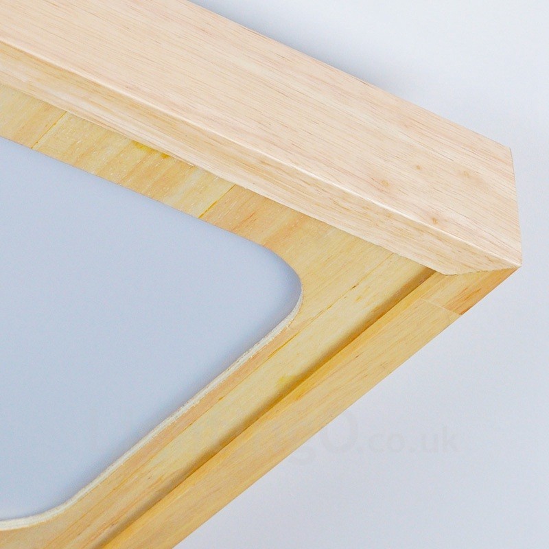 Plafoniera moderna e contemporanea da soffitto con paralume in acrilico LED 420 mm