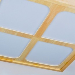 Plafoniera moderna e contemporanea da soffitto con paralume in acrilico LED 420 mm