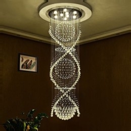 Lampadario moderno in cristallo da soffitto 5 m